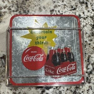 Coca-Cola Red and Silver coasters (set of 4)